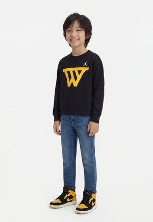 Nike Performance NBA GOLDEN STATE WARRIORS CREW UNISEX - Φούτερ - black