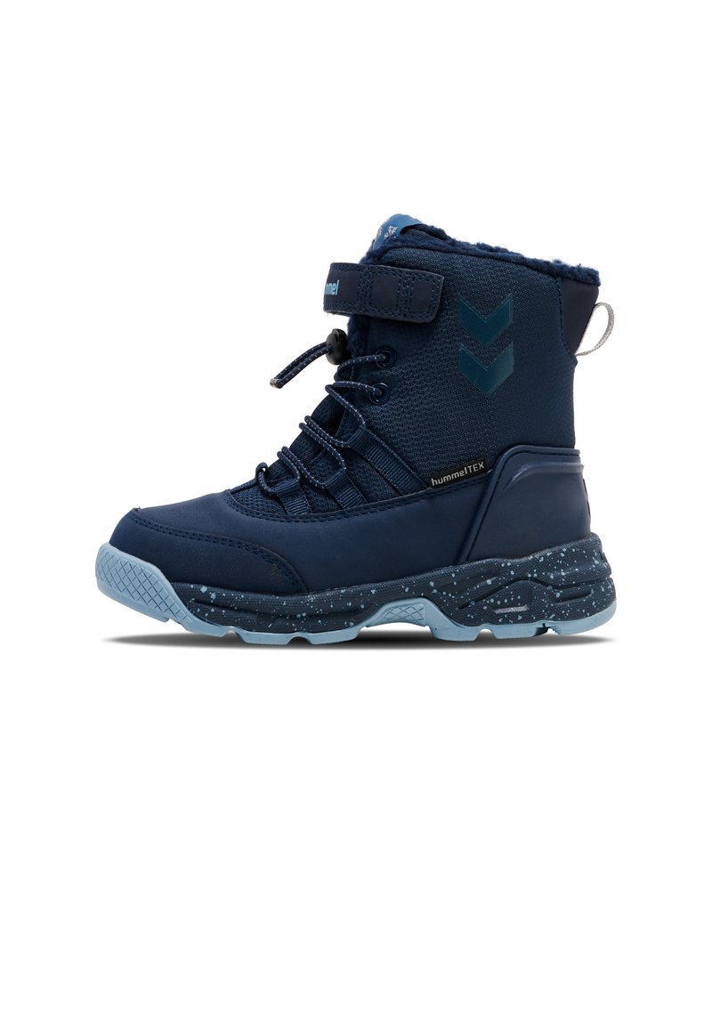 Hummel TEX JR - Veterboots - black iris/donkerblauw - Zalando.nl