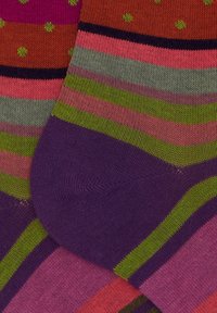 Gallo WITH STRIPES AND POLKA DOTS - Kniestrümpfe - strelizia magenta