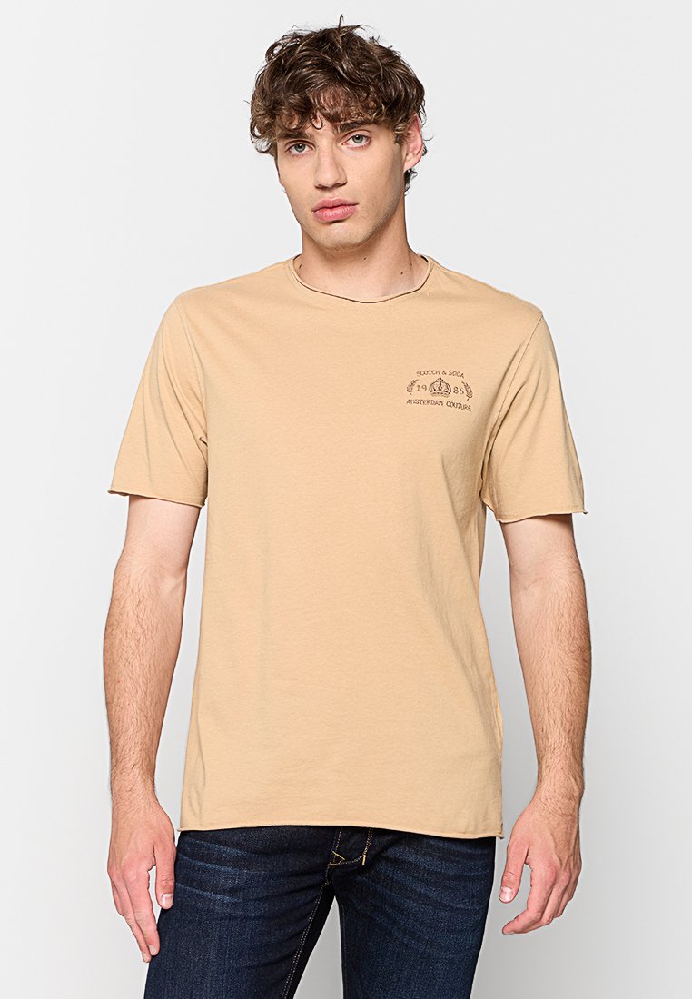 Scotch & Soda T-shirt basic beige