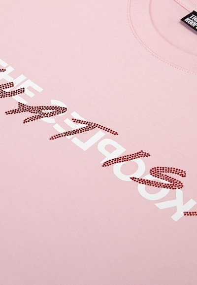 The Kooples Marškinėliai su spaudiniu - powder pink