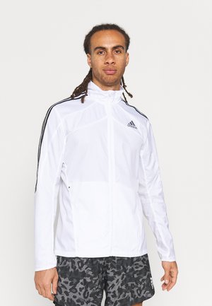 MARATHON - Løpejakke - white/black
