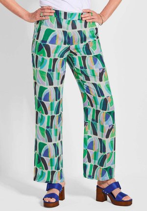 PALAZZO - Broek - light green patterned