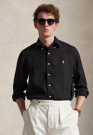 Polo Ralph Lauren LINEN LONG SLEEVE SPORT - Ing - black