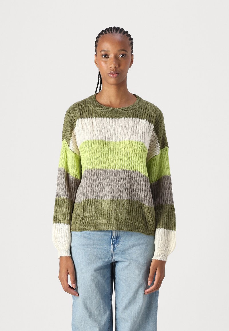 JDY JDYBADUT PULLOVER - Trui - winter moss