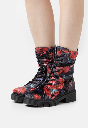 Jana Platform ankle boots - multicolor