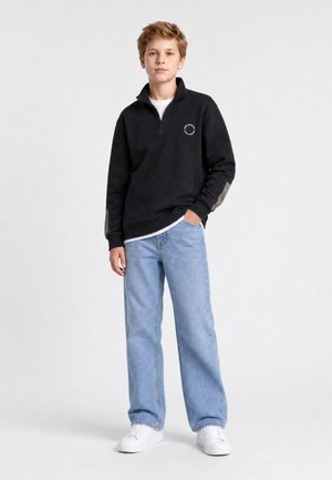 Petrol Industries, QUARTER-ZIP SWEATER MILLHAVEN - Sweatshirt - deep black