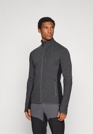 MERINO DESCENDER ZIP - Fleecová bunda - jet/black