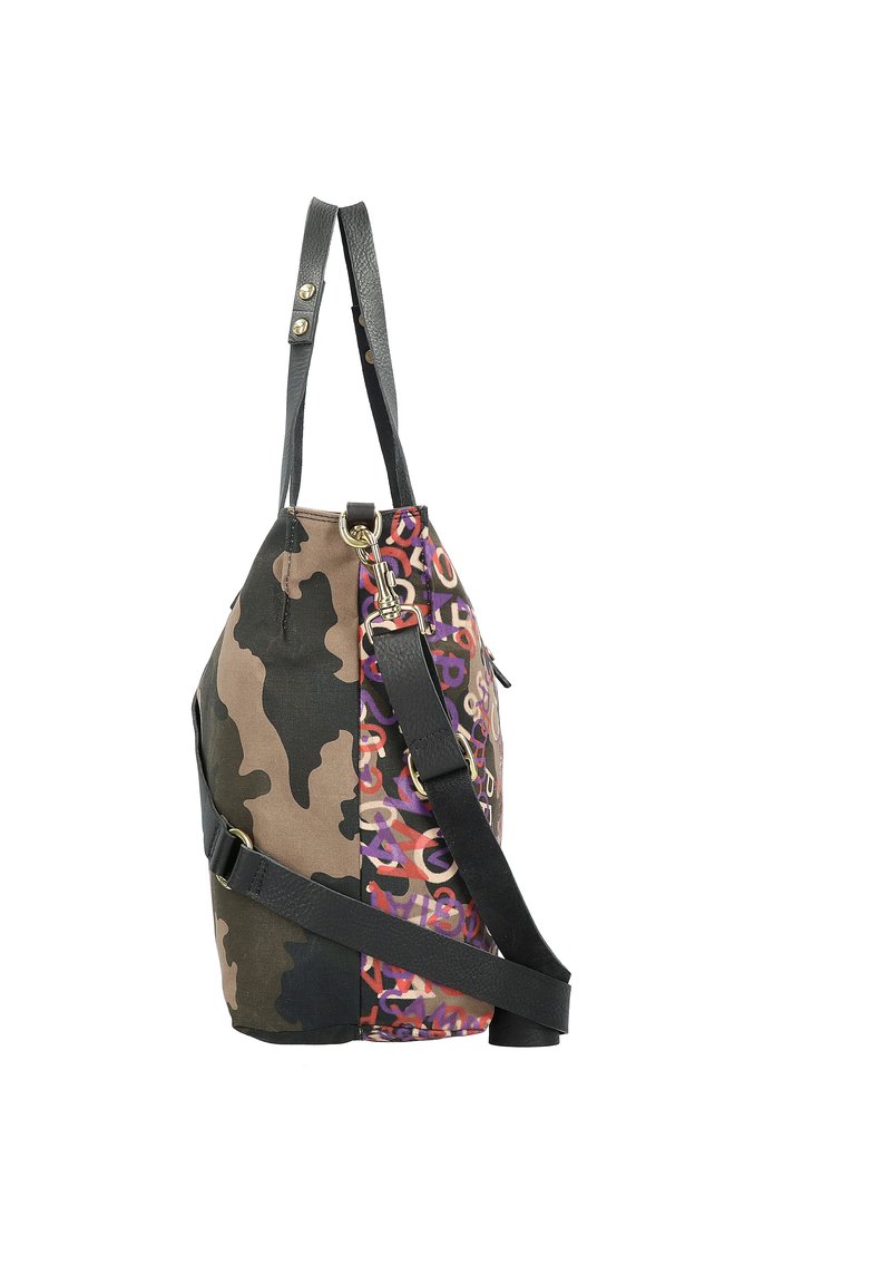 Sac Shopping CAMPOMAGGI En Cuir Noir 'Nero' - Vintage - Neuf Avec étiquettes - Taille L