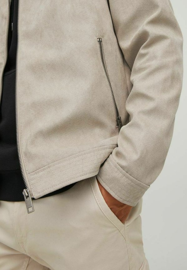 JJEROCKY - Faux leather jacket - string4