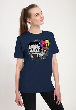 BETTY BOOP LET S LOVE - Camiseta estampada - french navy