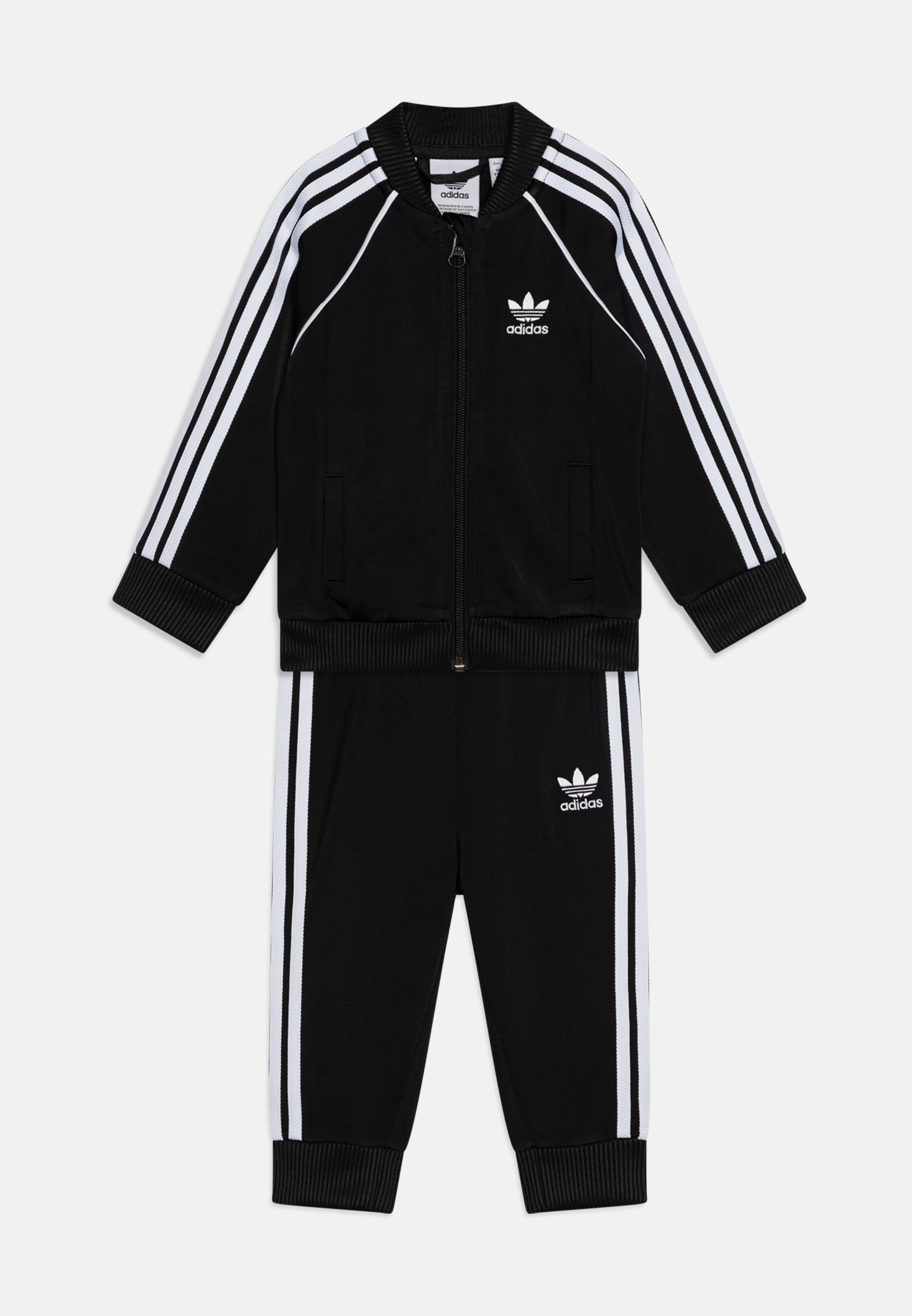 Sst Conjunto Adidas Negro Hombre Monos Adidas Conjuntos De Ropa