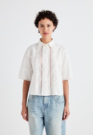 YAS YASMELINA - Button-down blouse - star white