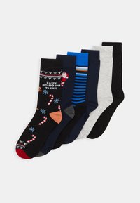 Jack & Jones JACCHRISTMAS SOCK CALENDAR 24 PACK - Sokken - black