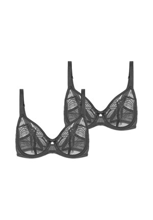 2-PACK BEAUTY-FULL DARLING - Beugel BH - black