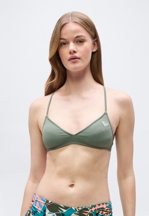 ESSENTIALS  - Sutien costum de baie din două piese - agave green