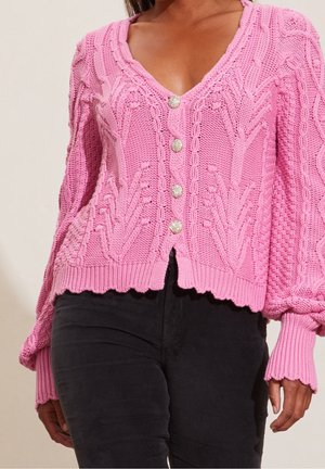 Strickjacke - pink
