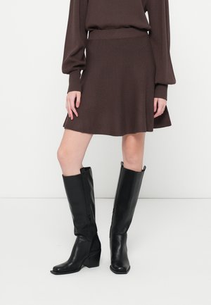 YASFONNY SKIRT - Minisukňa - chocolate brown