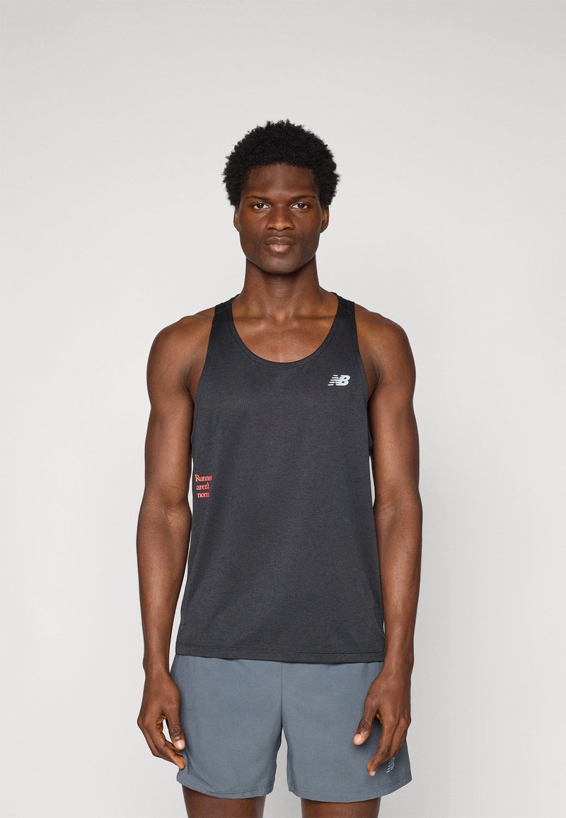 New Balance ATHLETICS GRAPHIC SINGLET - Felső - black