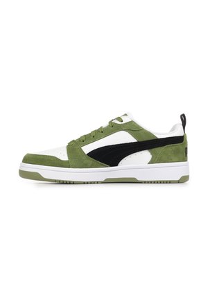 REBOUND LOW - Baskets basses - olive green/puma black/puma white