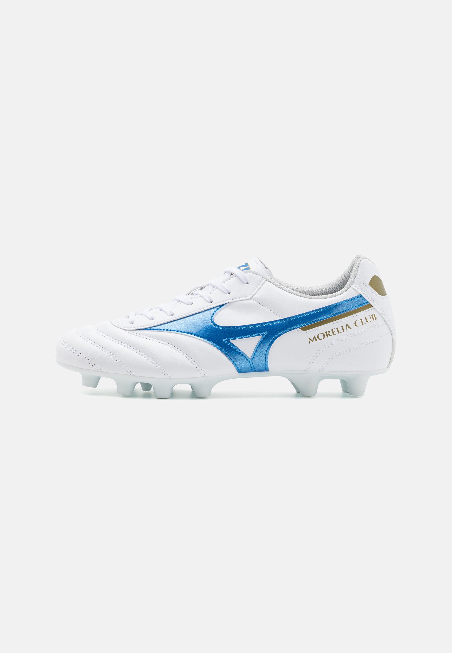 Mizuno MORELIA II CLUB - Fußballschuh Nocken - white/laser blue 