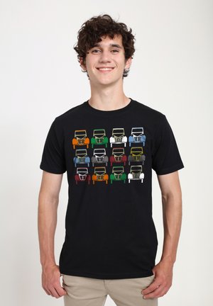 CITROEN 2CV VINTAGE COLOUR ART - Print T-shirt - black