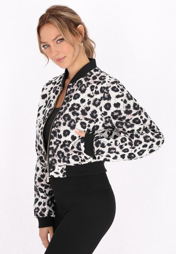 Bomberjacke - leopard