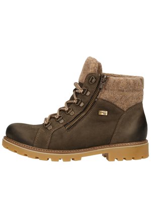 Remonte Lace-up ankle boots - smoke/wood
