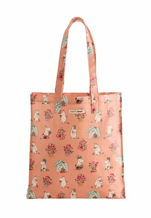 MOOMINS LARGE  - Shopping Bag - coral pink bunches
