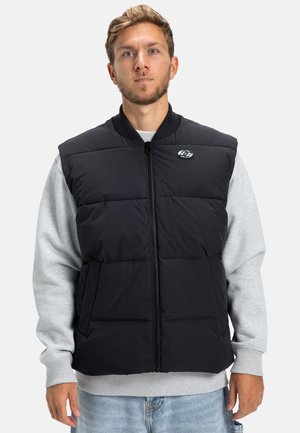 ROVER PUFFER -  MIT REISSVERSCHLUSS - Waistcoat - kvj black