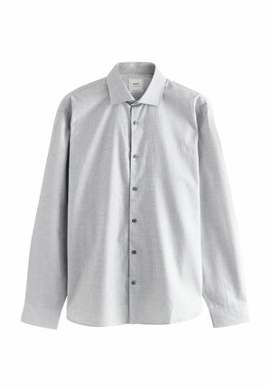 Next REGULAR FIT - CHECK SOFT TOUCH SMART LONG SLEEVE - Majica - light grey