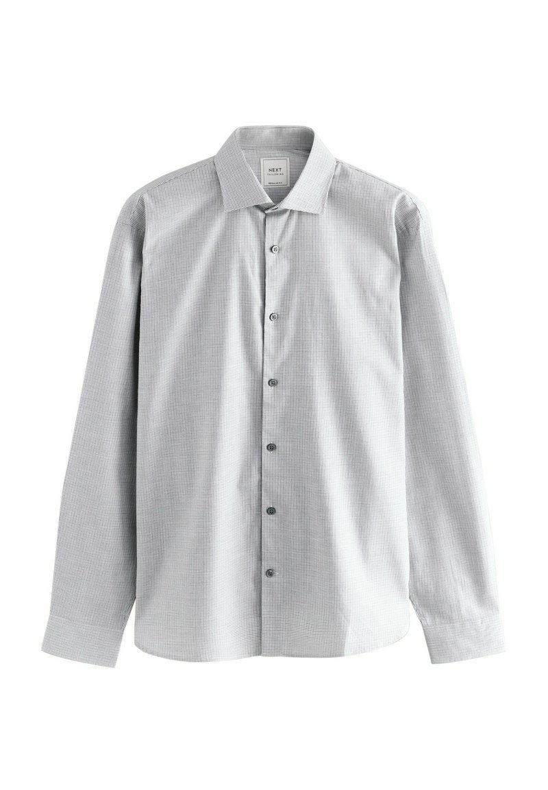 Next REGULAR FIT - CHECK SOFT TOUCH SMART LONG SLEEVE - Skjorter - light grey