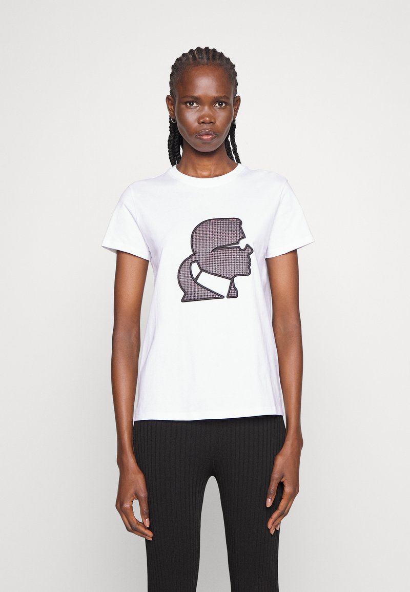 KARL LAGERFELD Basic Tshirt white Zalando.co.uk