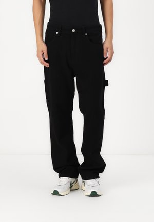 Jeans straight leg - black denim