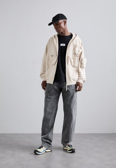 MM6 Maison Margiela Zip-up sweatshirt - chalk