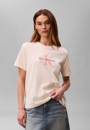 Calvin Klein Jeans HERO CLASSIC MONOLOGO - T-shirt con stampa - calico