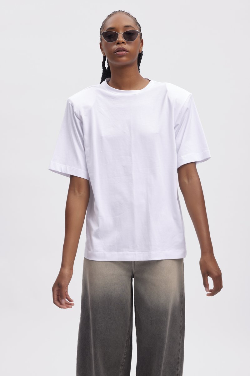 Gestuz SAMURILLY - T-shirt basic - bright white