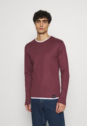 SARASOTA ROUND - Strickpullover - bordeaux red