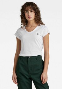 G-STAR EYBEN SLIM - Basic póló - white