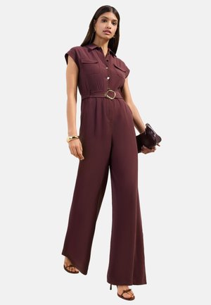 Friends Like These, REGULAR FIT - UTILITY TAILORED JUMPSUIT . - Combinaison - chocolate brown