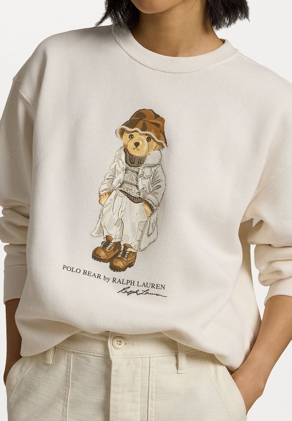 POLO BEAR FLEECE CREWNECK SWEATSHIRT - Sweatshirt - antique cream2