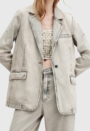 Manteau court - grey denim