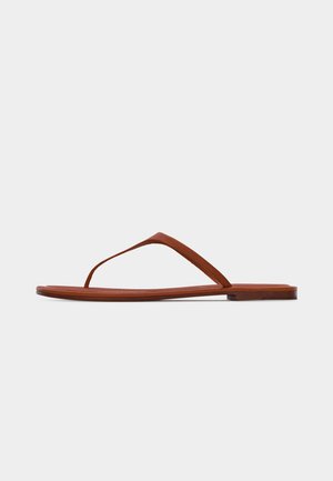 Polo Ralph Lauren POLO PLAY CALFSKIN THONG SANDAL - Σανδάλια τύπου T - tan