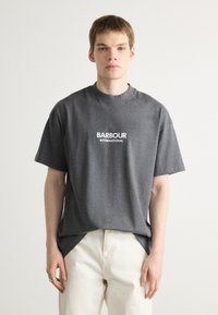 Barbour International - FORMULA - Print T-shirt - asphalt marl Thumbnail Image 1
