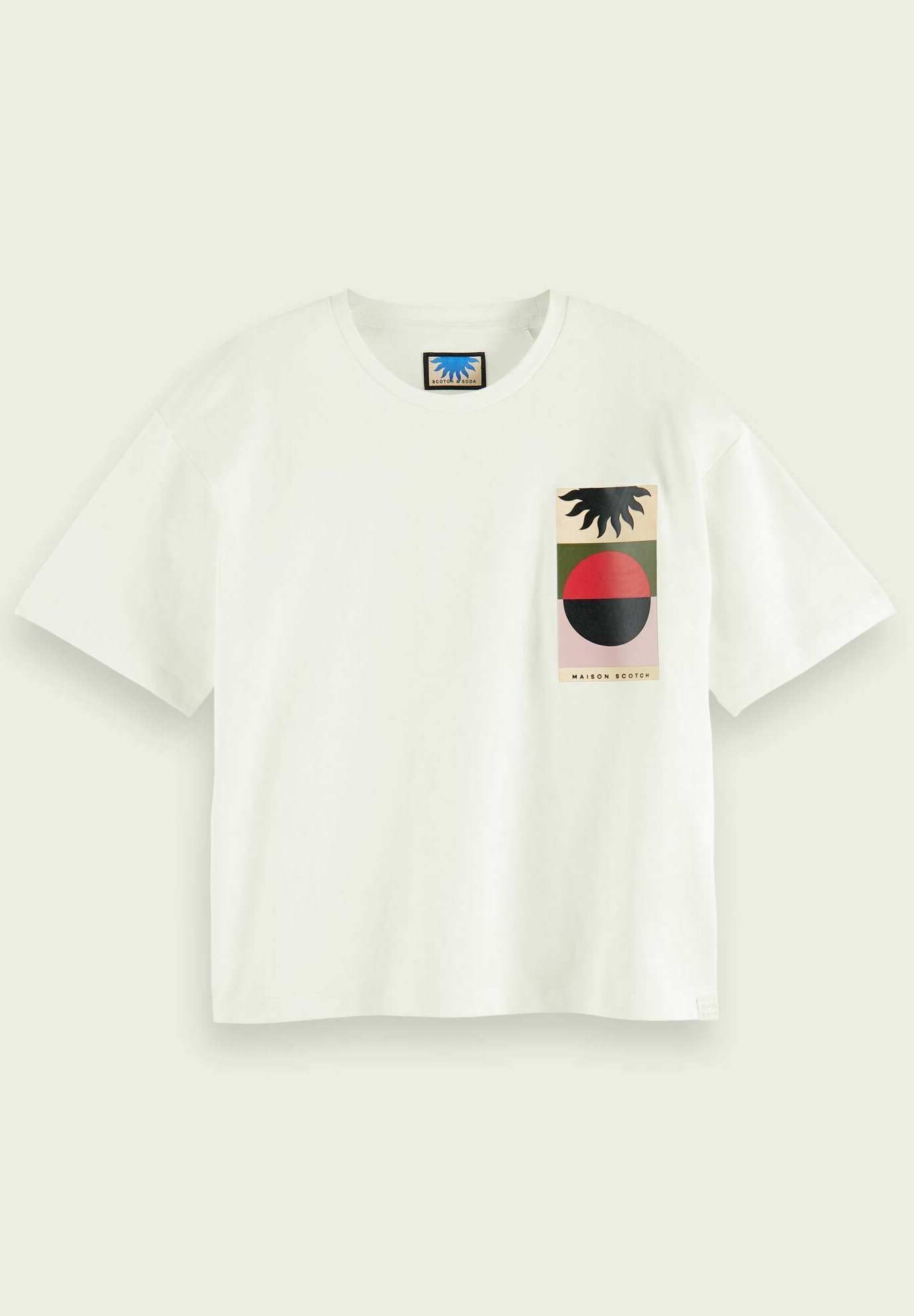 Scotch \u0026 Soda BOXY FIT ARTWORK - T 