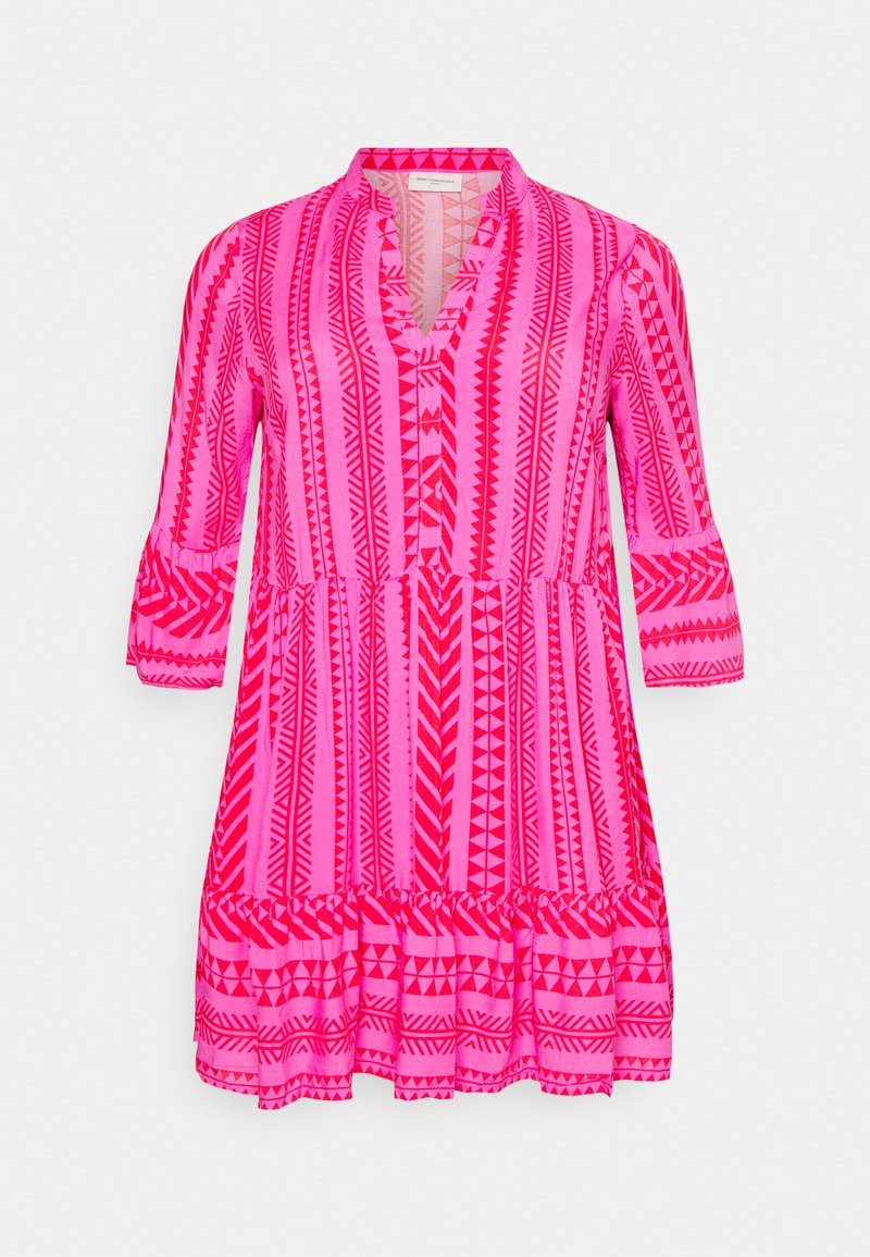 ONLY Carmakoma - CARMARRAKESH LIFE 3/4 TUNIC DRESS - Robe de jour - super pink, Agrandir