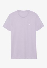 BASIC SLIM EMBROIDERY T SHIRT - T-shirt basic - wisteria
