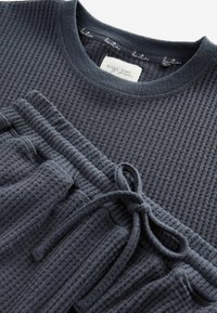 Next COSY WAFFLE LONG SLEEVE - SET - Komplet pidžame - navy