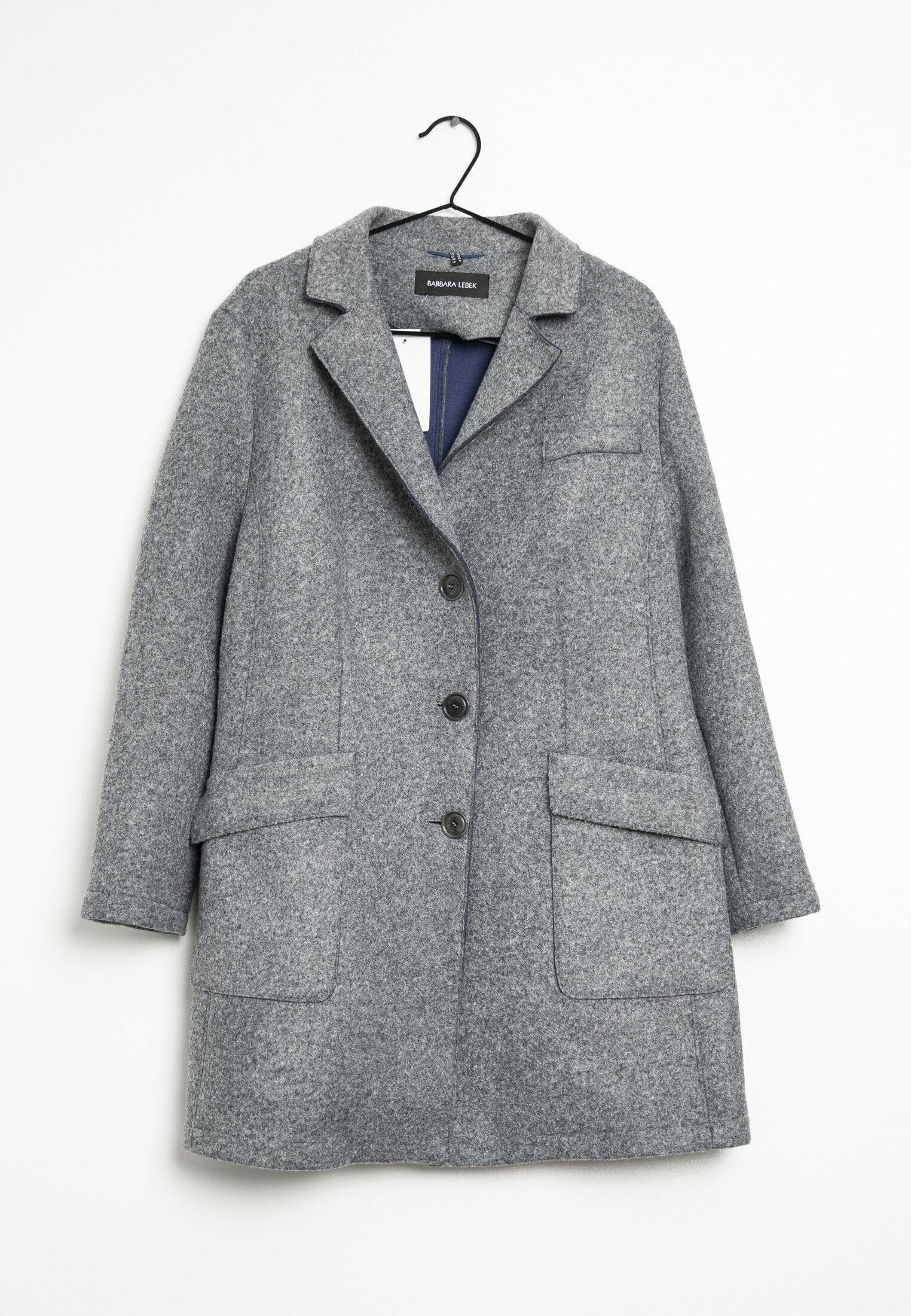 Barbara Lebek Halflange jas grey/grijs (Pre-owned)