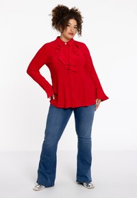 YOEK À VOLANTS - Hemdbluse - red